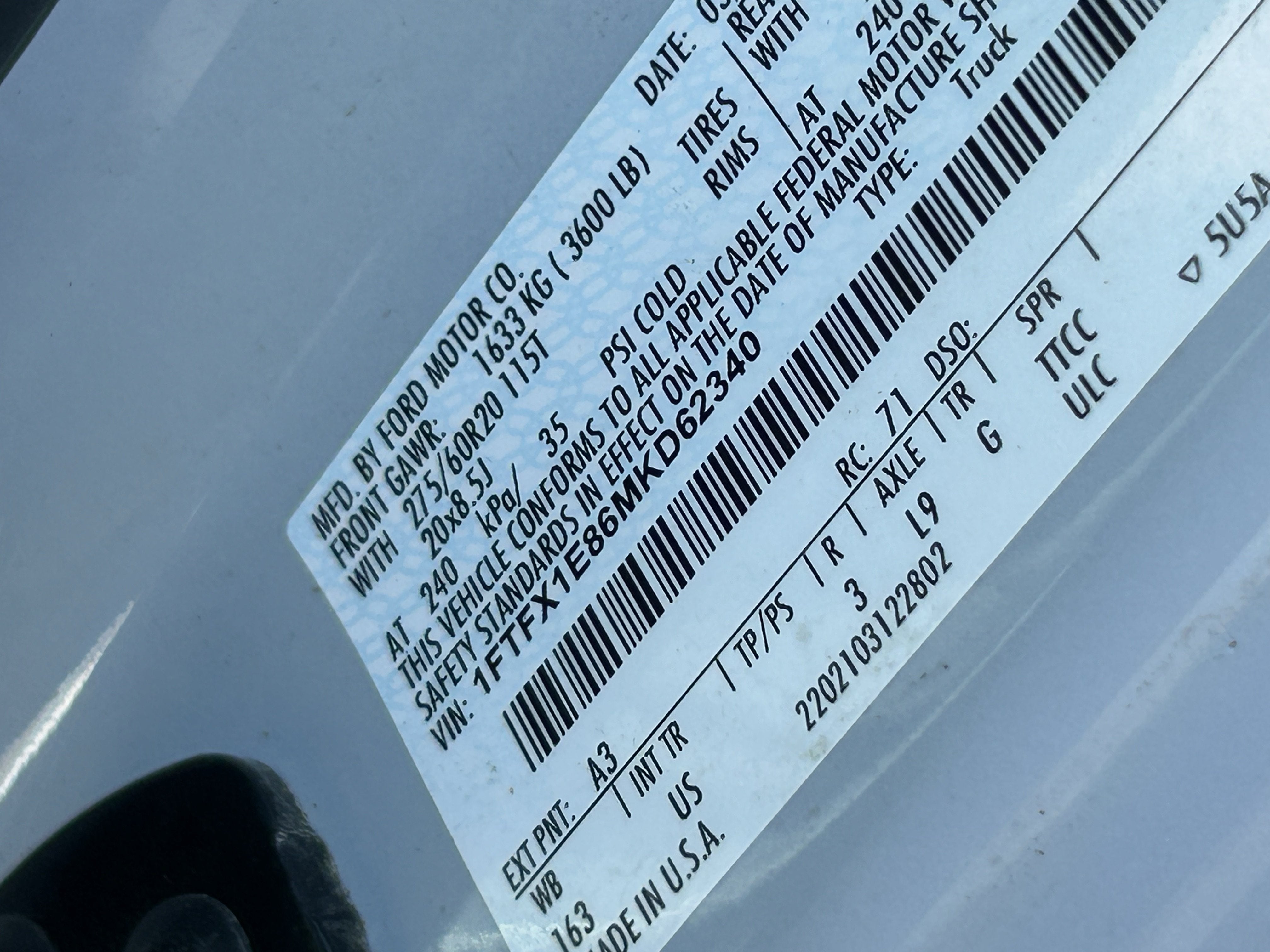 2021 Ford F-150 XLT