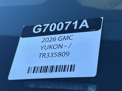 2026 GMC Yukon Denali Ultimate
