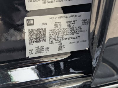 2024 GMC Sierra 1500 AT4