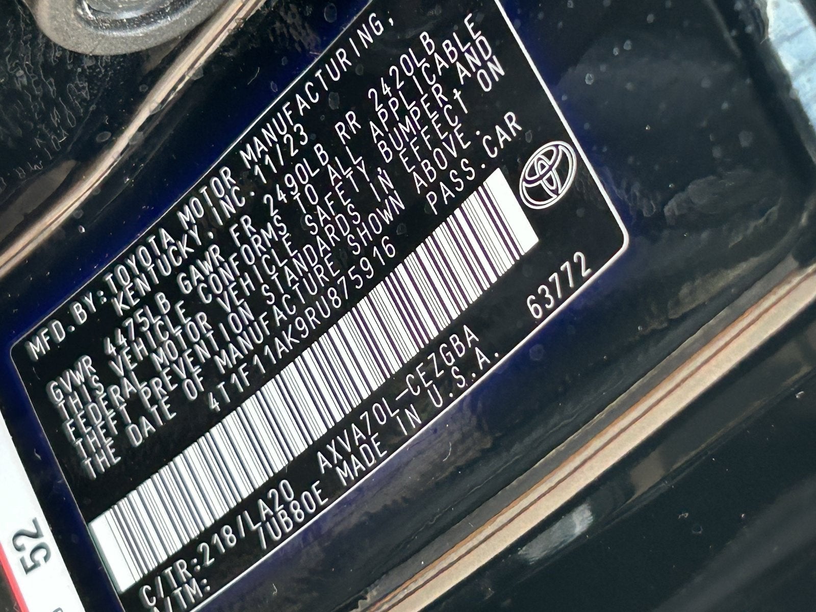 2024 Toyota Camry XLE
