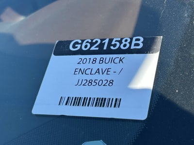 2018 Buick Enclave Avenir