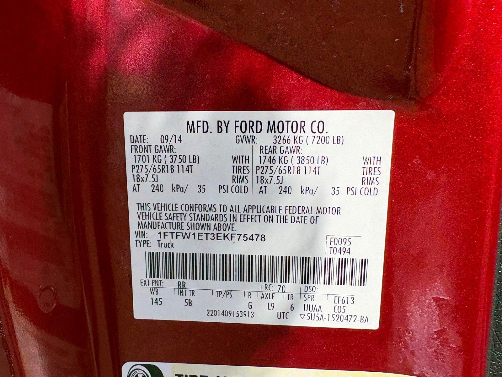 2014 Ford F-150 FX4