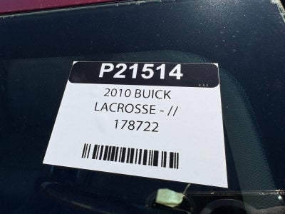 2010 Buick LaCrosse CXL