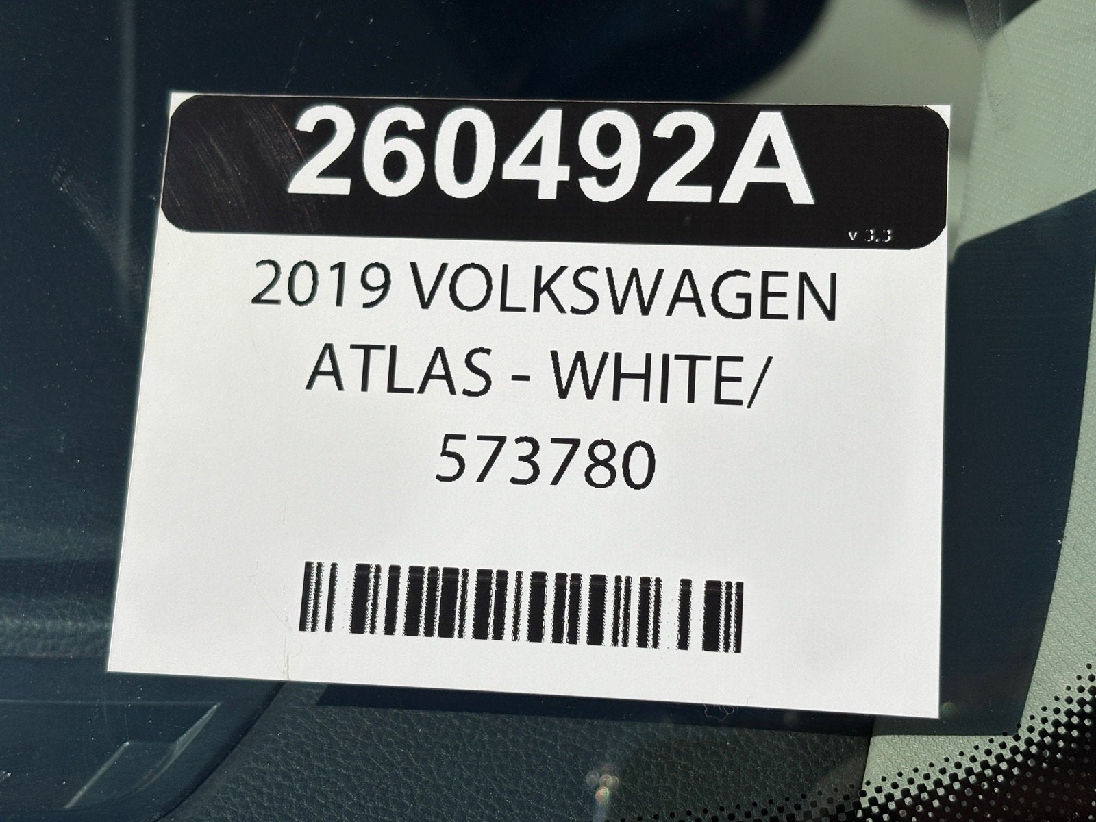 2019 Volkswagen Atlas 2.0T SE