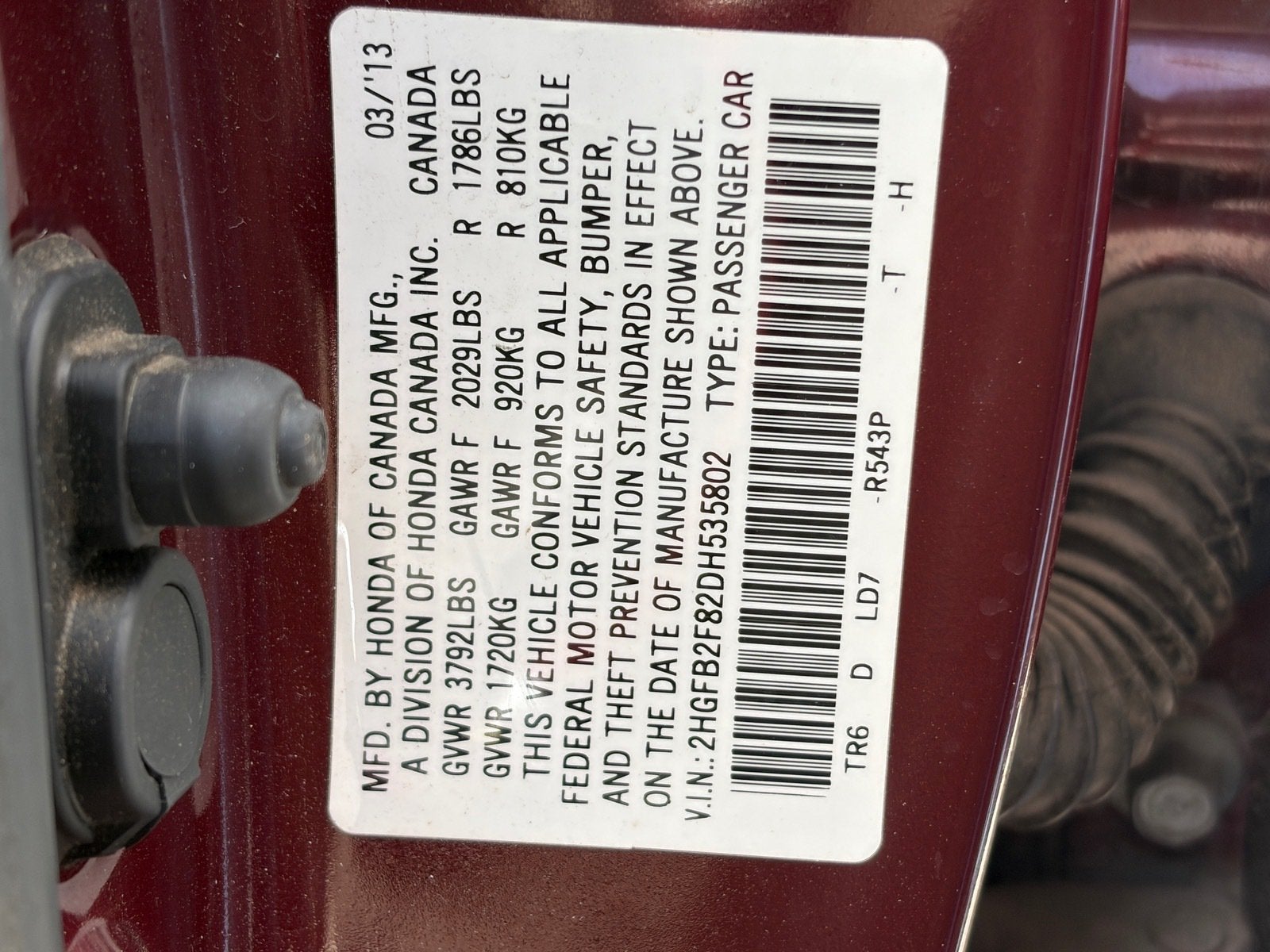 2013 Honda Civic Sdn EX