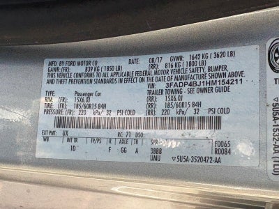 2017 Ford Fiesta SE