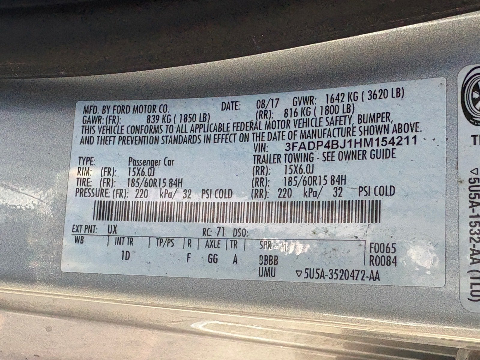 2017 Ford Fiesta SE