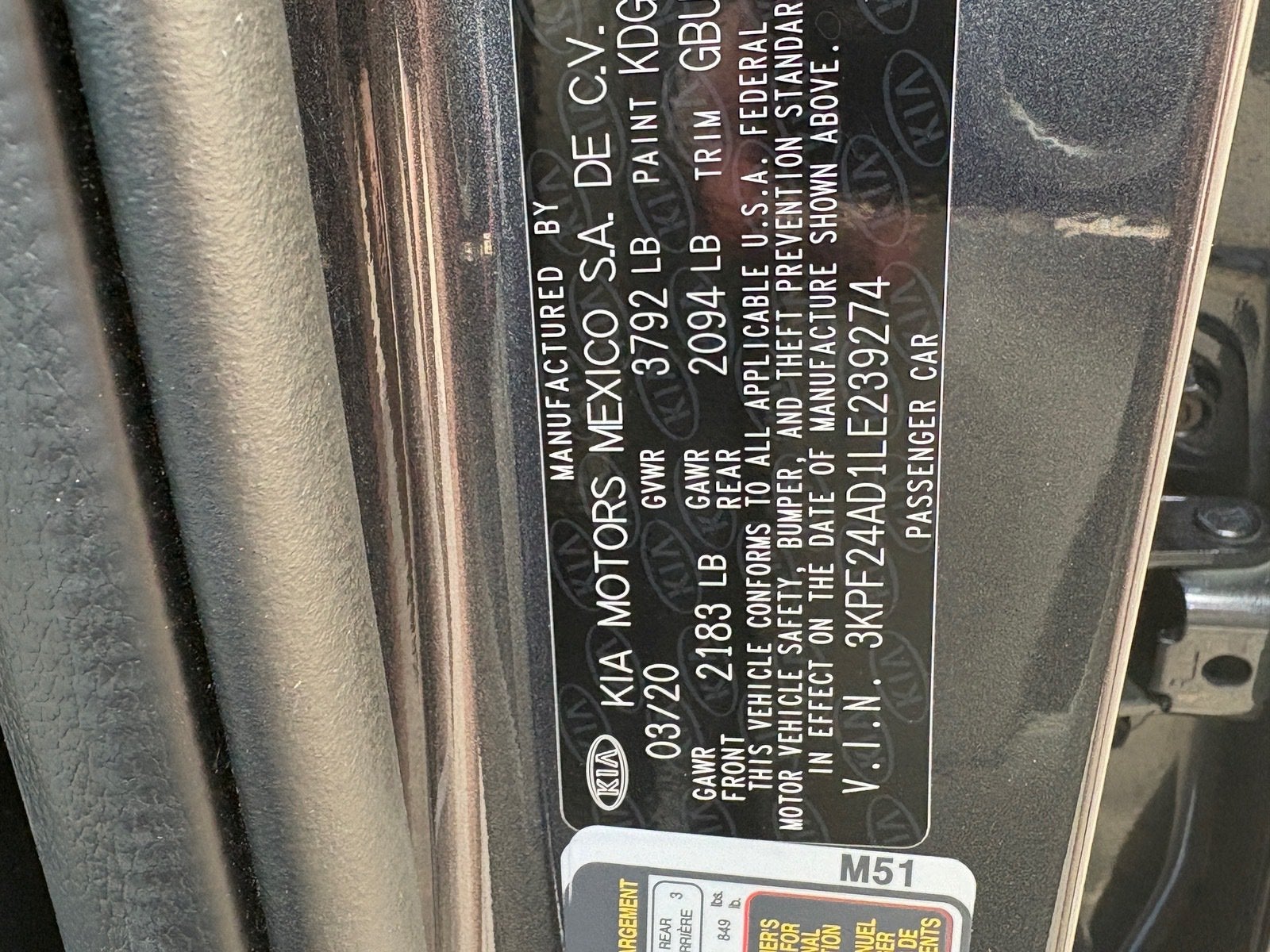 2020 Kia Forte LXS