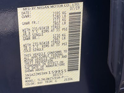 2019 Nissan Murano SV