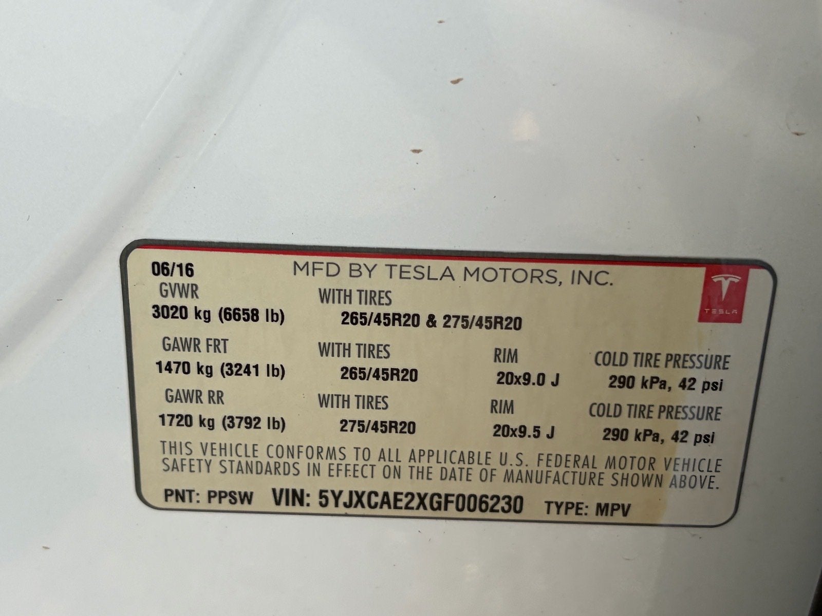 2016 Tesla Model X 70D