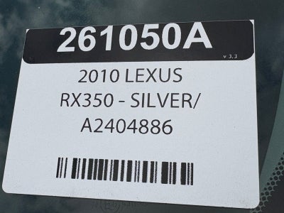 2010 Lexus RX 350 4DR FWD