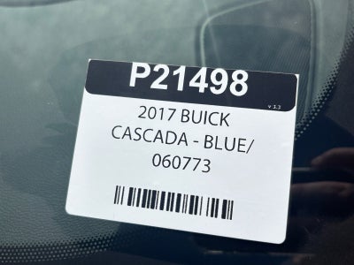 2017 Buick Cascada Sport Touring